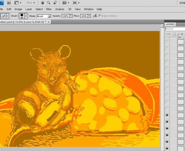 Creation of a fat rat's life: Step 4